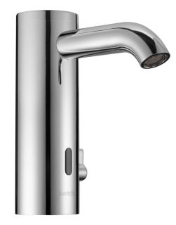 Сенсорный смеситель для раковины Swedbe Europe 6010 с ручной регулировкой температуры воды хром