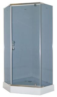 Душевой уголок Parly ZPE911 90x90см хром с поддоном