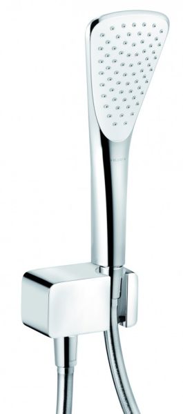 Душевая лейка Kludi Fizz с держателем хром 6767005-00