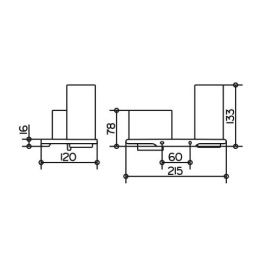Двойной держатель со стаканом и дозатором жидкого мыла 11553019000 Keuco Edition хром