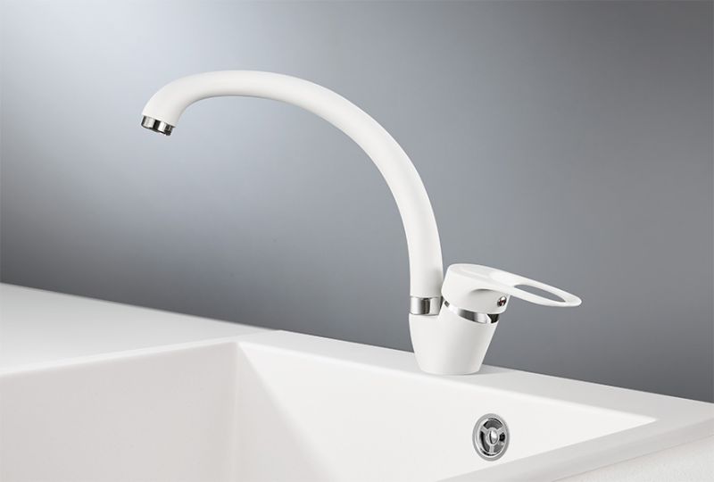 Смеситель Granula для кухни ST-03 белый