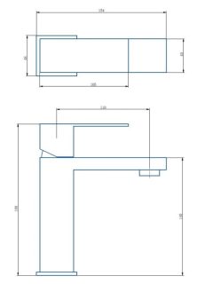 Смеситель для раковины Haiba HB10803-7 чёрный матовый