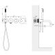 Смеситель встраиваемый для ванны с душем Timo Saona 2324/00YSM с термостатом хром