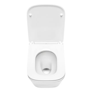 Унитаз подвесной TECEspring S 9700996 безободковый с сиденьем смыв торнадо белый