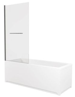 Шторка для ванны Allen Brau Priority 3.31024.BA серебро браш