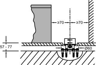 Скрытая часть Jacob Delafon 97906D-NF