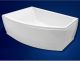 Акриловая ванна VagnerPlast Veronela Offset VPBA160VEA3LX-04 левая 160x105см белый