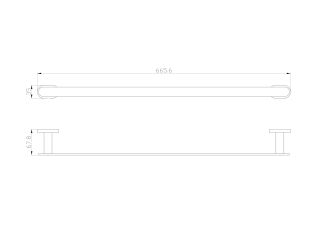 Вешалка для полотенец Wonzon & Woghand First WW-8412-LG золото глянцевое