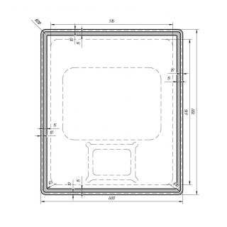 Dreja Зеркало Tiny LED 60