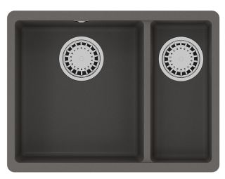 Кухонная мойка Lemark Sinara 550.2-U 9910083 серый шёлк
