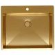 Мойка кухонная Reflexion Iseo 60-GD RX2260GD брашированное золото
