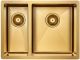 Мойка кухонная Paulmark Annex PM545944-BGR правая брашированное золото