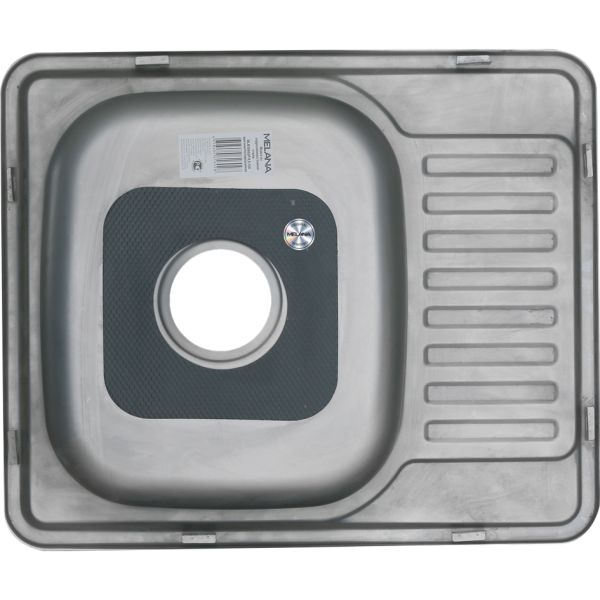 Мойка 5848 U Melana 0,6/160 хром с сифоном (133 t *15)