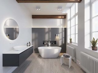 Акриловая ванна Riho Inspire Velvet Fall B085004105 180х80см заполнение через перелив белый матовый