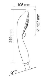 Wasserkraft A003 Лейка 5-функциональная