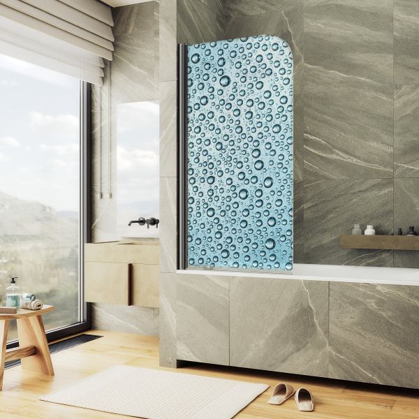 Шторка на ванну MaybahGlass ФП011 MGV-928-ФП011-6 60см фотопечать