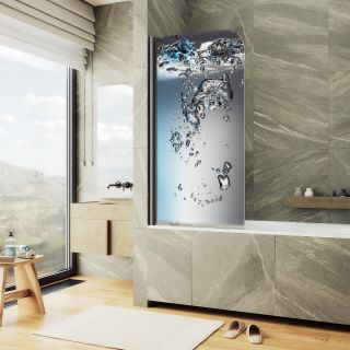 Шторка на ванну MaybahGlass ФП010 MGV-930-ФП010-6 80см фотопечать