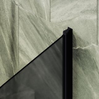 Шторка на ванну MaybahGlass MGV-786-6 70см чёрный