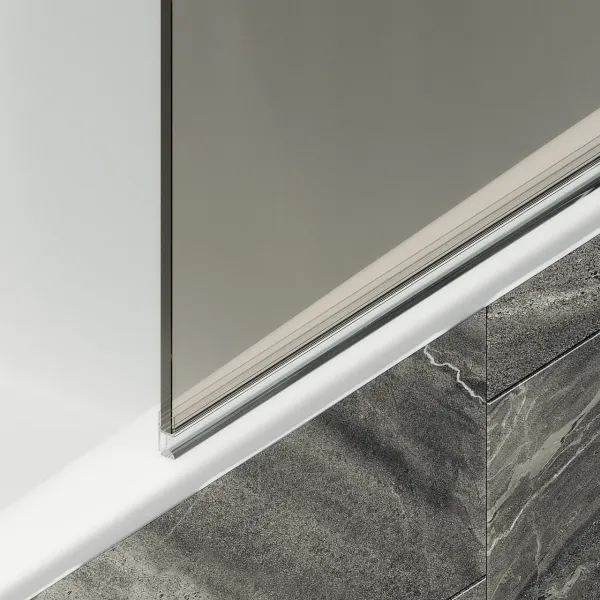 Шторка на ванну MaybahGlass MGV-616-1 70см белый