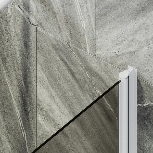 Шторка на ванну MaybahGlass MGV-622-1 80см белый