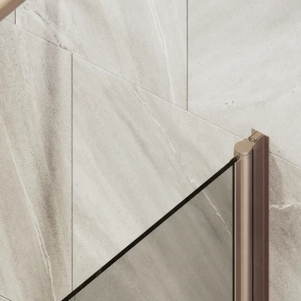 Шторка на ванну MaybahGlass MGV-611-2 60см бронза