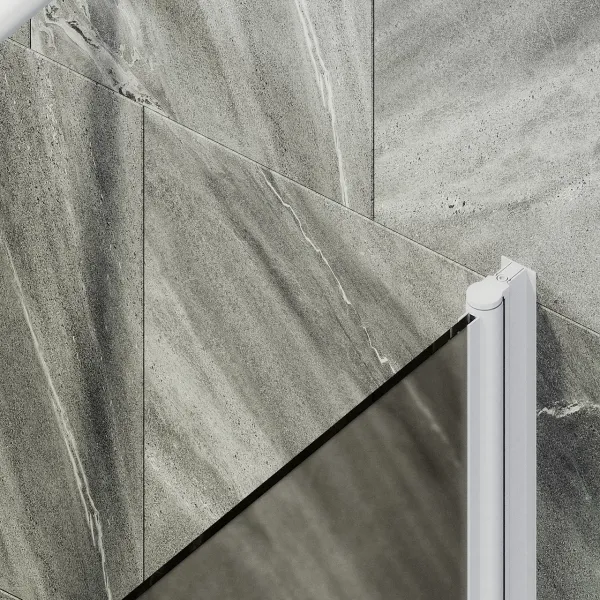 Шторка на ванну MaybahGlass MGV-607-1 50см белый