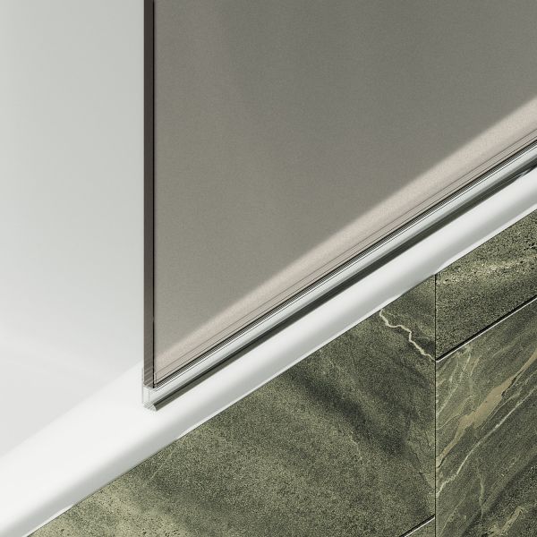 Шторка на ванну MaybahGlass MGV-654-6 70см чёрный