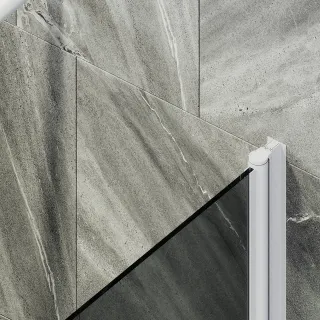 Шторка на ванну MaybahGlass MGV-618-1 70см белый