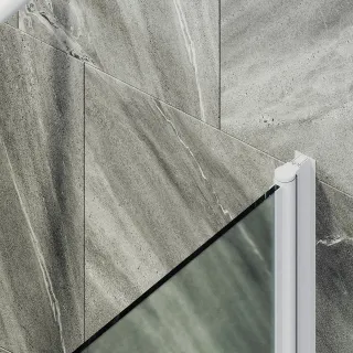 Шторка на ванну MaybahGlass MGV-621-1 80см белый