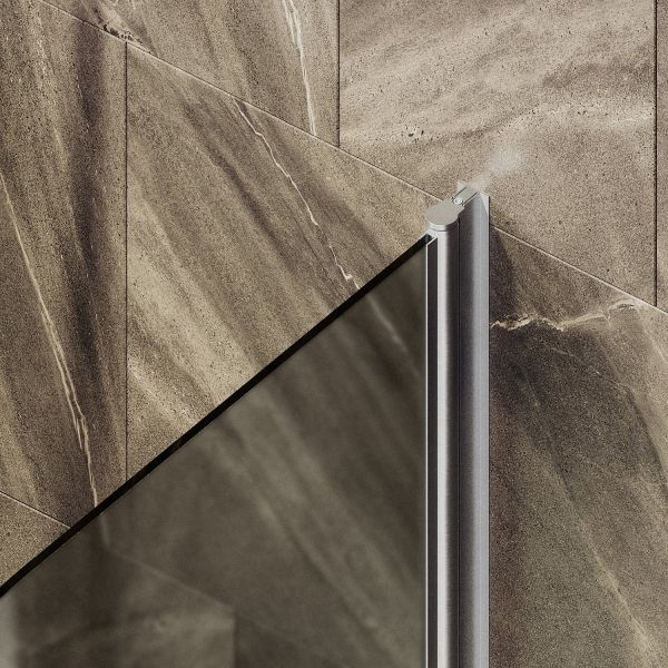 Шторка на ванну MaybahGlass MGV-772-5 50см хром матовый