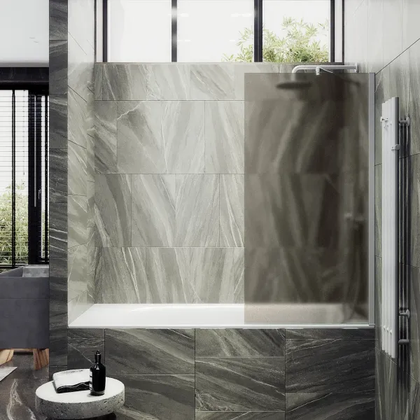 Шторка на ванну MaybahGlass MGV-76-1ш 80см белый