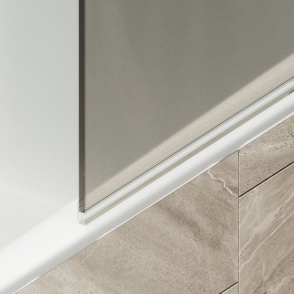 Шторка на ванну MaybahGlass MGV-791-2 80см бронза