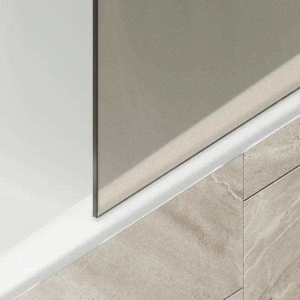 Шторка на ванну MaybahGlass MGV-72-2ш 40см бронза