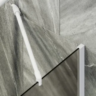 Шторка на ванну MaybahGlass MGV-75-1ш 70см белый