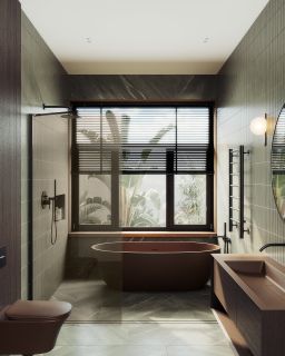 Душевая перегородка MaybahGlass MGD-696-6ш 79см чёрный