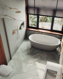 Душевая перегородка MaybahGlass MGD-700-2ш 79см бронза