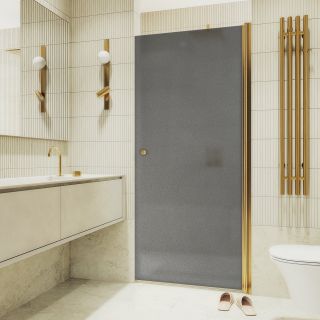 Душевая дверь MaybahGlass MGD-807-3 80см золото