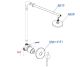 Wasserkraft A12429 Встраиваемый комплект для душа с верхней душевой насадкой
