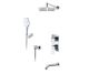 Wasserkraft А171619 Встраиваемый комплект для ванны с верхней душевой насадкой, лейкой и изливом