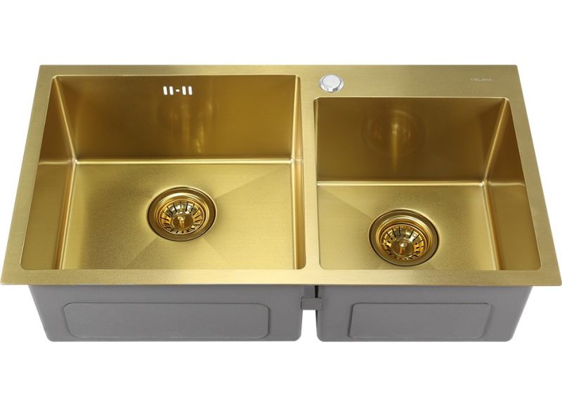 Мойка S7843HG Melana ProfLine 3,0/220 золото