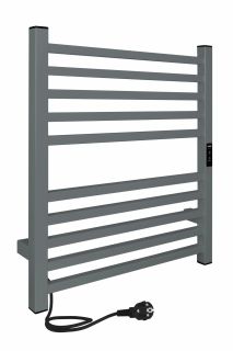 Полотенцесушитель электрический Indigo Attic LСLATCE60-50MGRt 60x50 см серый матовый