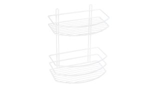 Полка Fixsen овальная двухтажная белая (FX-720W-2)
