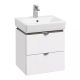 Тумба под раковину Акватон Скай 60см белый 1A238201SY010