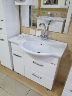 Тумба под раковину Bellezza Альдо 90см белый 00000007007