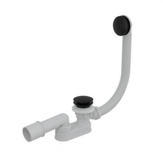 Слив-перелив для ванны AlcaPlast 57см клик-клак черный A507BLACK