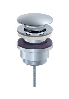 Донный клапан для раковины Wonzon & Woghand WW-88SS07-CR хром