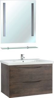 Тумба под раковину Bellezza Санриса 80см орех 00000010188