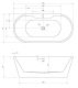 Акриловая ванна ABBER AB9299-1.5 150x70x60