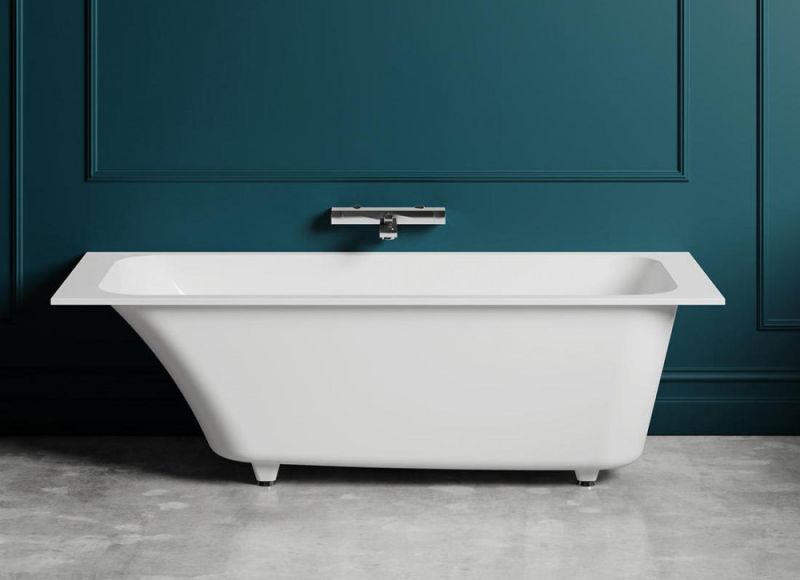 Ванна из искусственного камня Salini Orlanda S-Stone 102022M 180x80см белый матовый