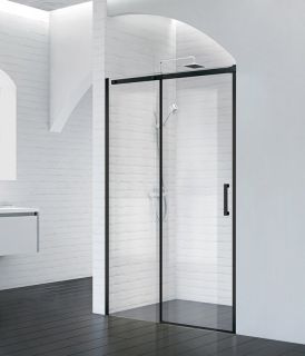 Душевая дверь BelBagno чёрная ACQUA-BF-1-120-C-NERO